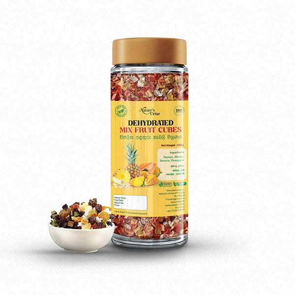 Dehydrated Mix Fruit Cubes
